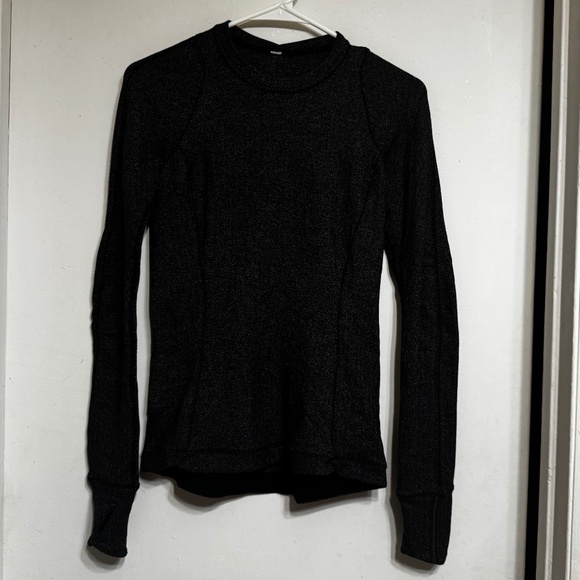 Lululemon Runderful Long Sleeved Herringbone Top & Pink Tank Woman Size 4. - Picture 2 of 9